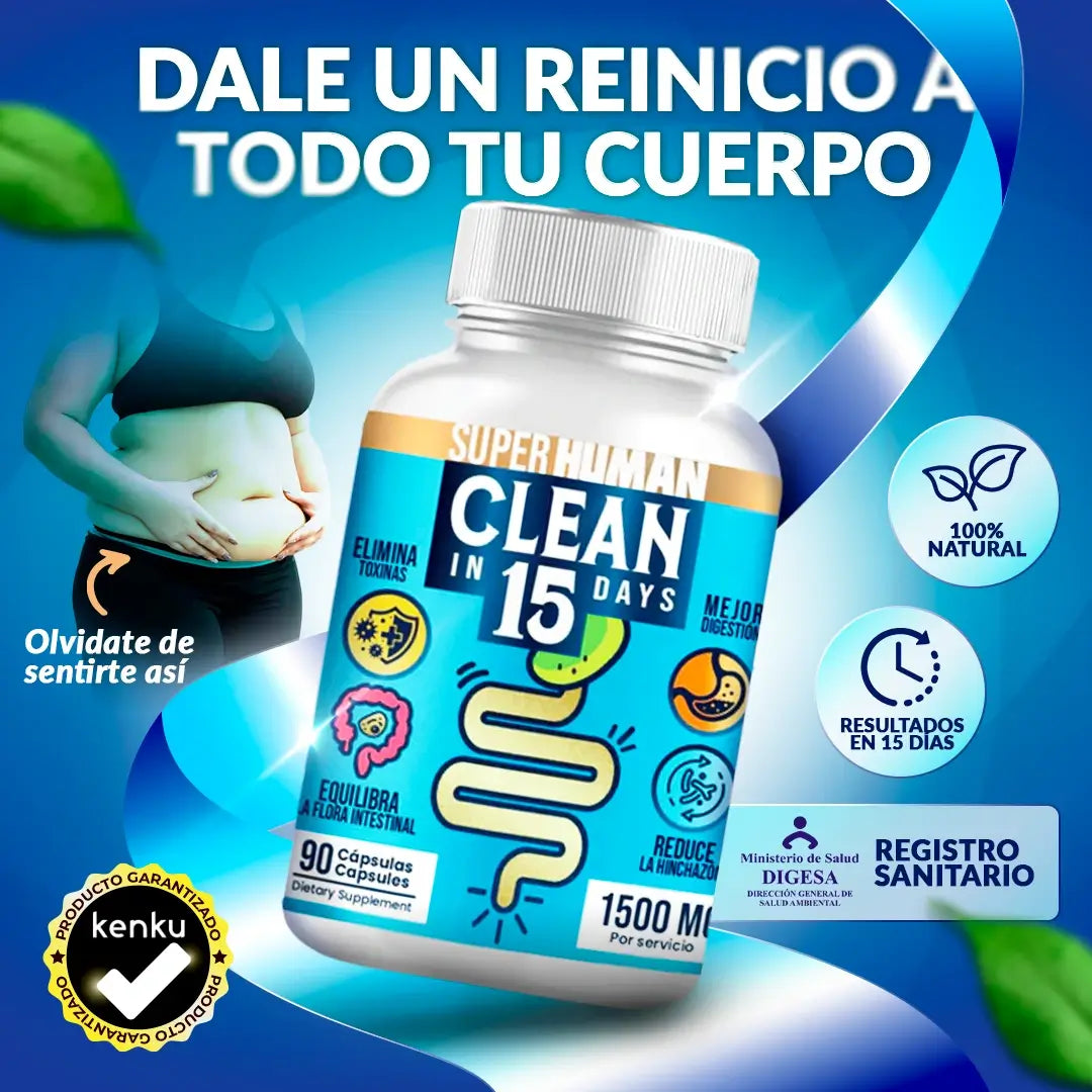 Clean15™ Limpieza Completa Estomacal en 15 días