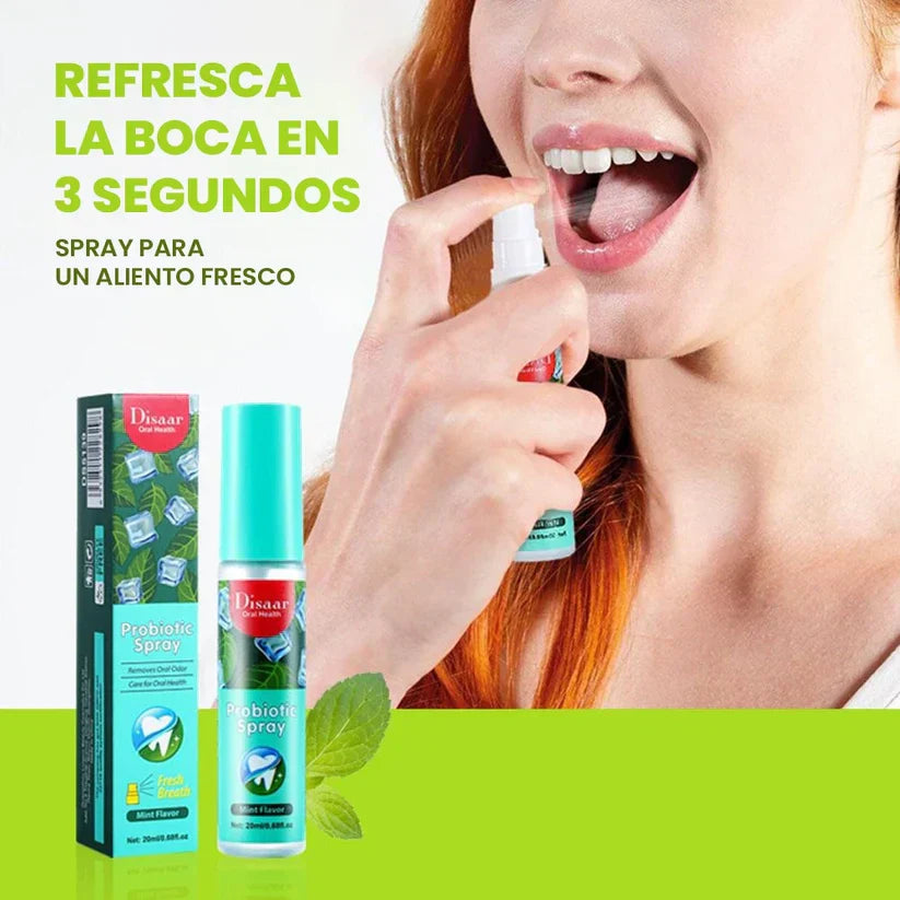 2x1 FreshBreath™ - Spray Probiótico para el Mal aliento